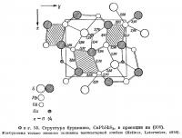 Фиг. 55. Структура бурнонита
