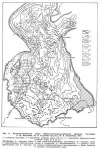 Рис. 12. Палеотектоническая карта берриас-ранневаланжинского времени