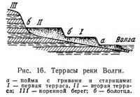 Рис. 16. Террасы реки Волги