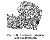 Рис. 188. Сложная (вторичная) складчатость
