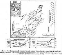 Фиг. 10. Центральный вулканический район Северного острова Новой Зеландии