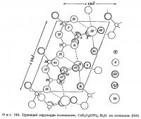 Фиг. 110. Проекция структуры колеманита