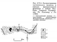 Рис. 2.VI.4. Распространение тектонического меланжа