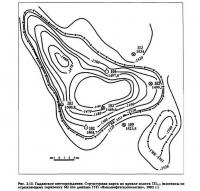 Рис. 3.15. Гыданское месторождение. Структурная карта по кровле пласта ТП1/3