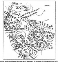 Рис. 3.38. Утреннее месторождение. Структурная карта по кровле пласта ТП19