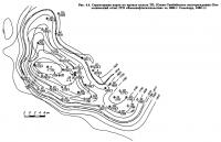 Рис. 4.4. Структурная карта по кровле пласта ТП1 Южно-Тамбейского месторождения