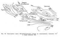 Рис. 48. Структурная карта Жетыбай-Узенской ступени по отражающему горизонту III